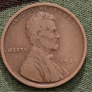 1909 VDB Lincoln Wheat Penny